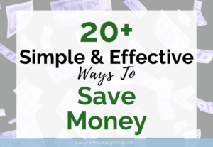 Ways to Save Money