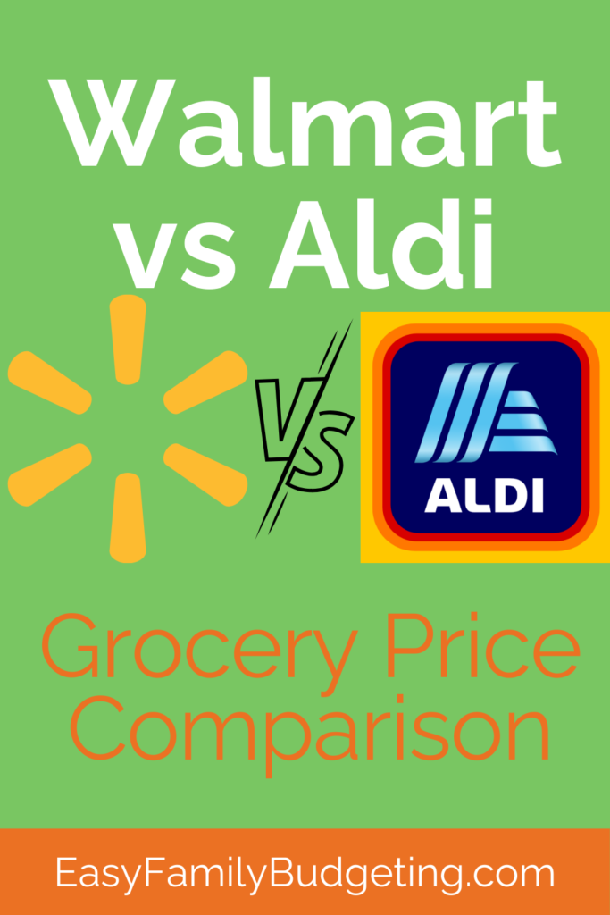 Walmart vs Aldi Grocery Price Comparison