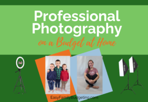 Professional Photos on a Budget at Home