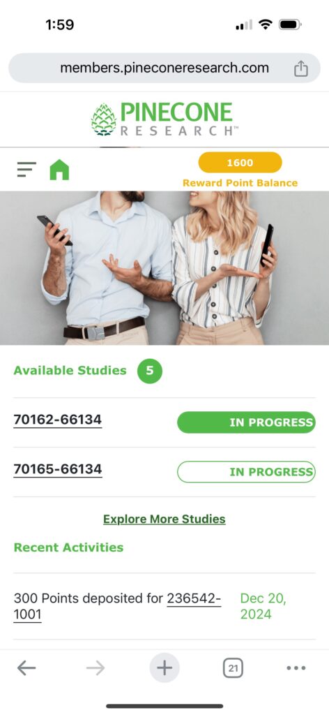 Pinecone Research Login