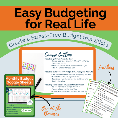 Easy Budgeting for Real Life course