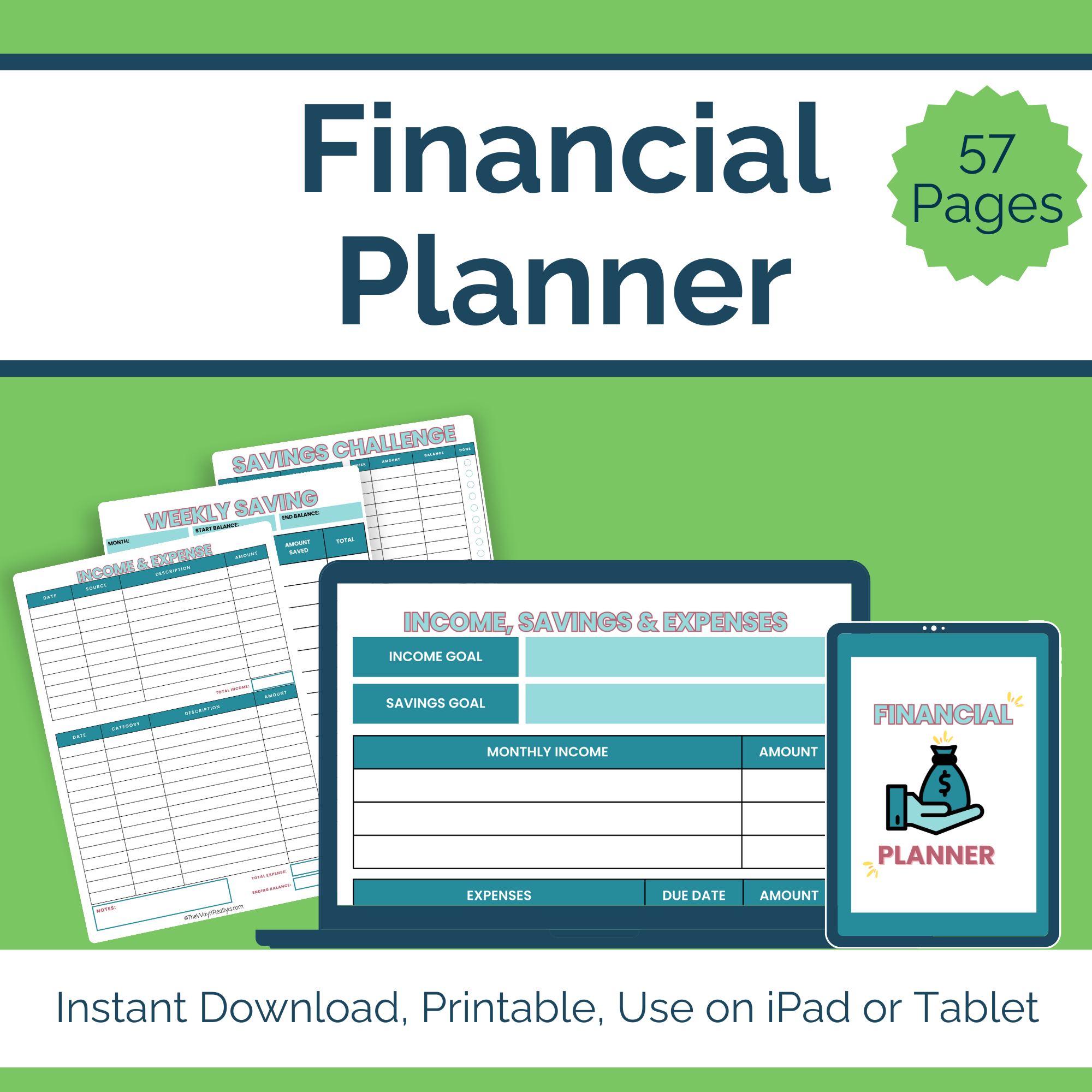 Financial Planner (Printable)