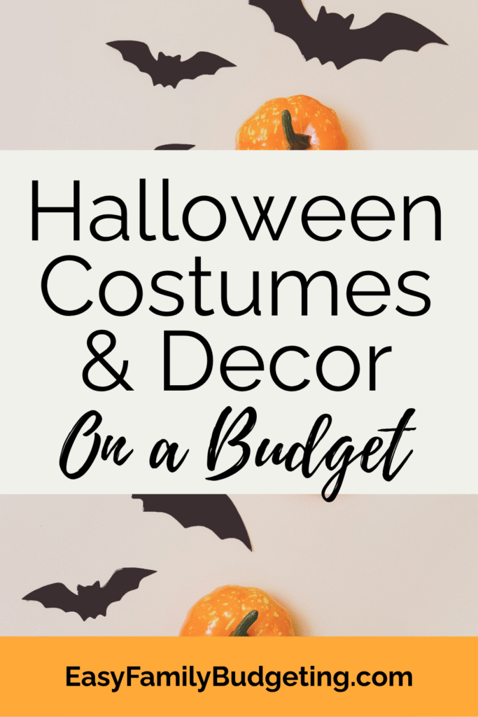 Halloween Costumes and Decor on a Budget, Halloween on a Budget